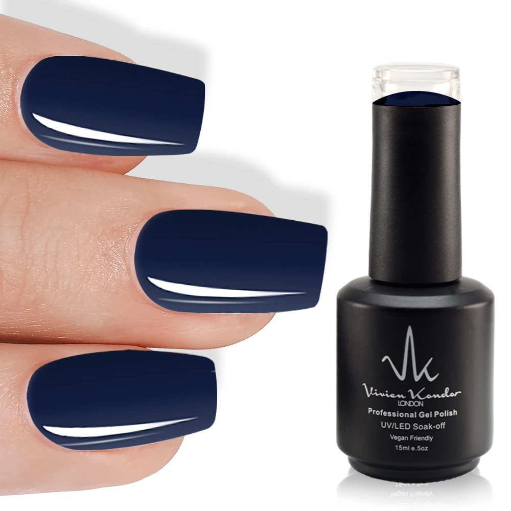 Blue Noir - Vivien Kondor London Professional UV/LED Gel Nail Polish