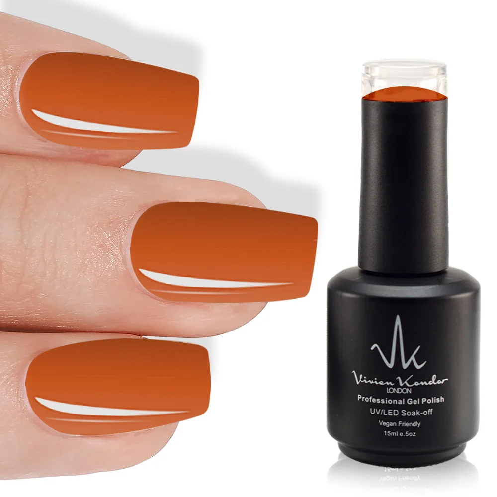 Burnt Amber - Vivien Kondor London Professional UV/LED Gel Nail Polish