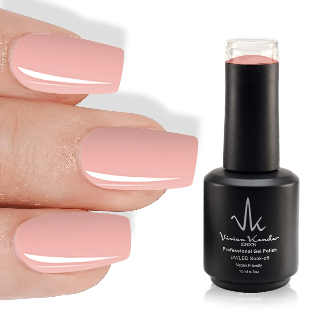 Pastel Peach - Vivien Kondor London Professional UV/LED Gel Nail Polish