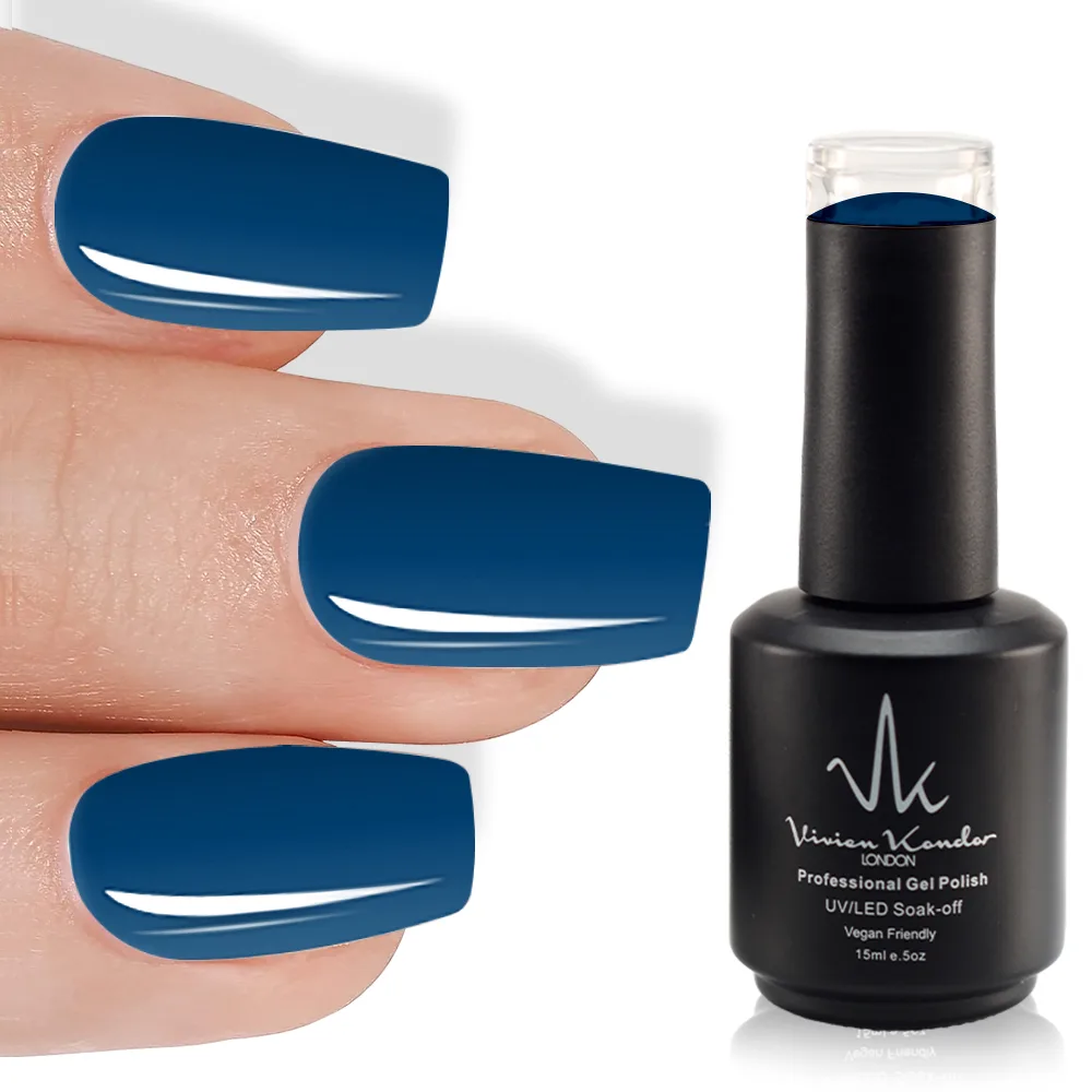 Steel Blue - Vivien Kondor London Professional UV/LED Gel Nail Polish