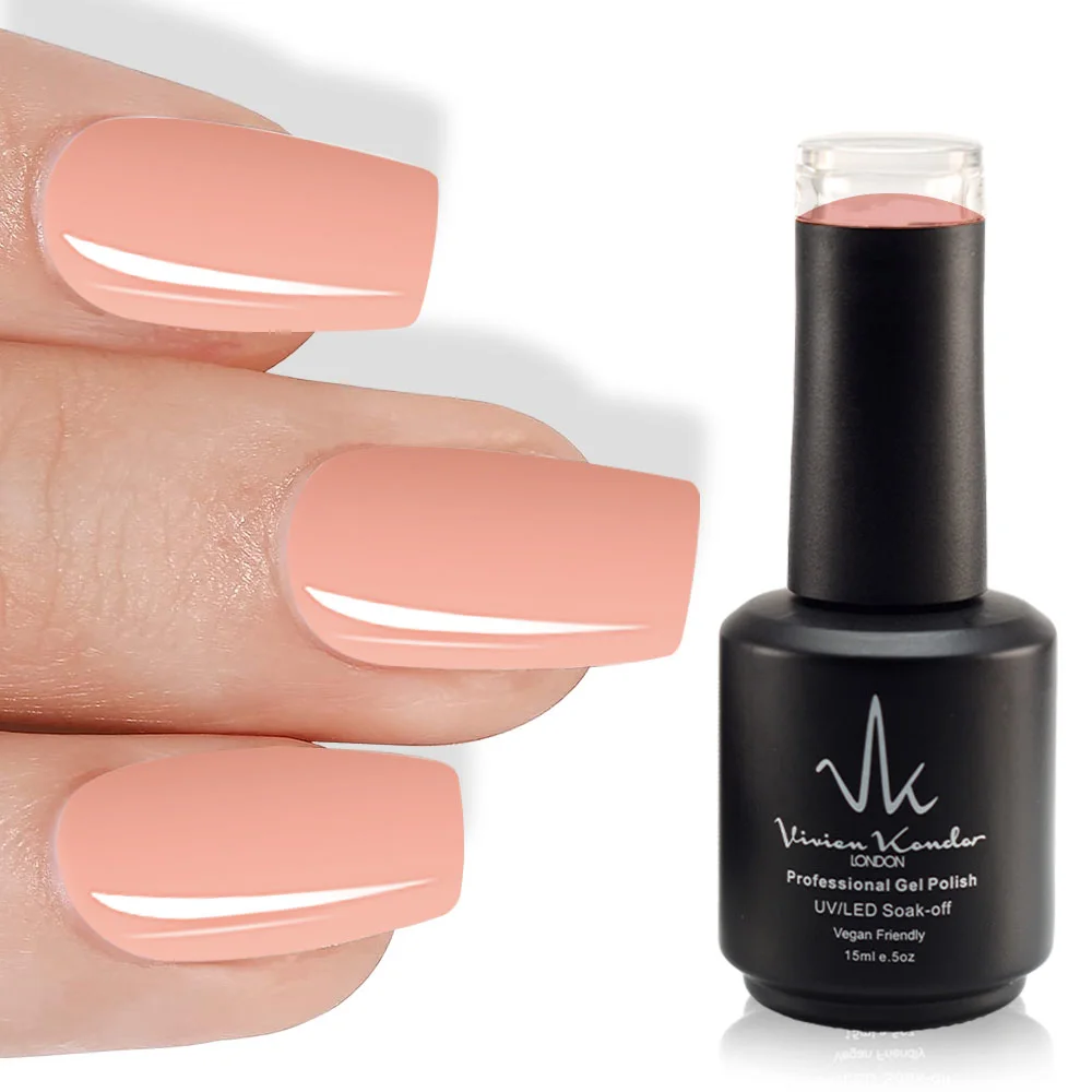 Soft Peach - Vivien Kondor London Professional UV/LED Gel Nail Polish