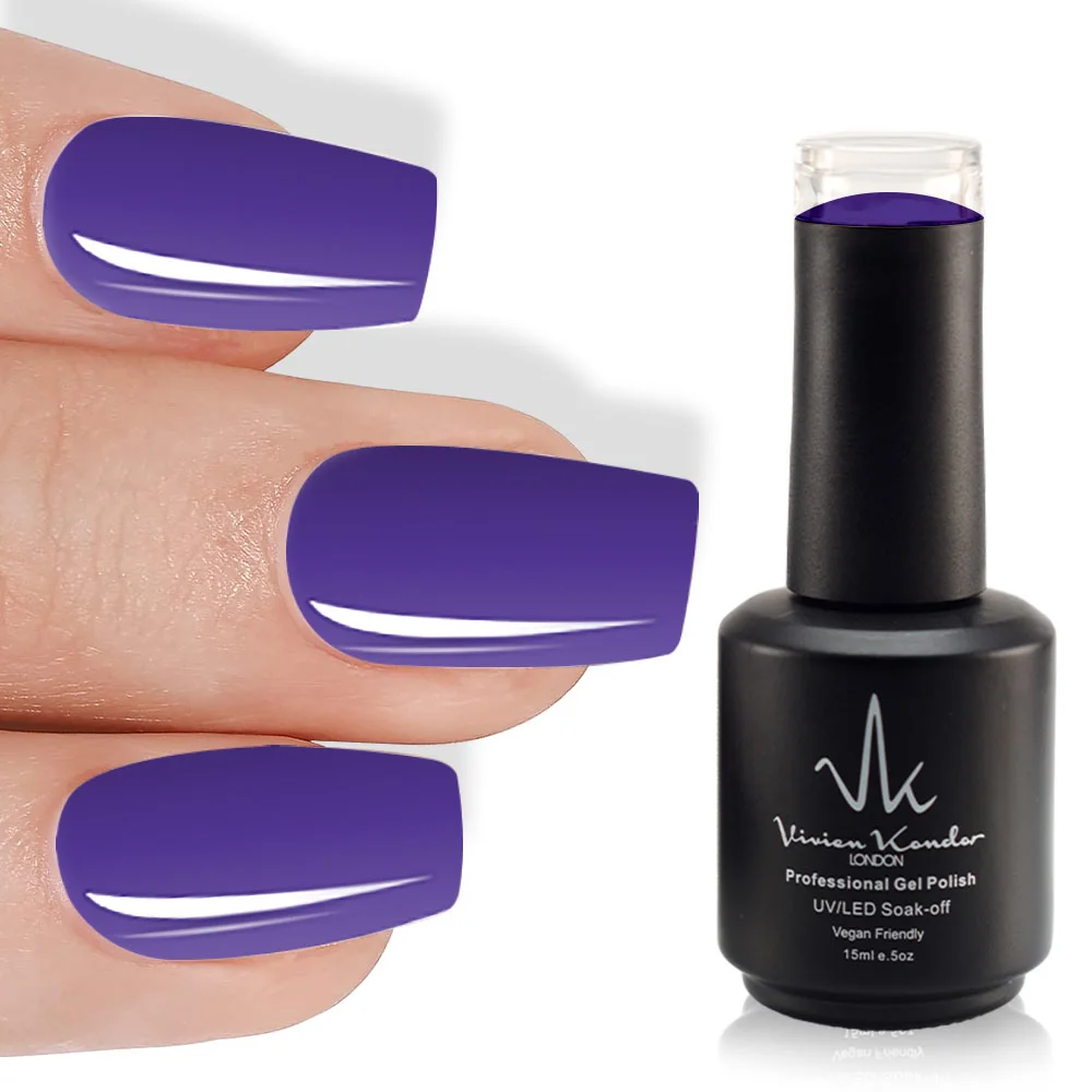 Purplish - Vivien Kondor London Professional UV/LED Gel Nail Polish
