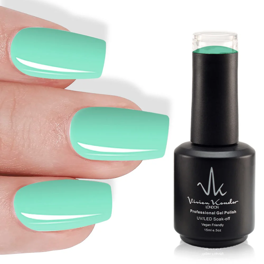 Pale Turquoise - Vivien Kondor London Professional UV/LED Gel Nail Polish
